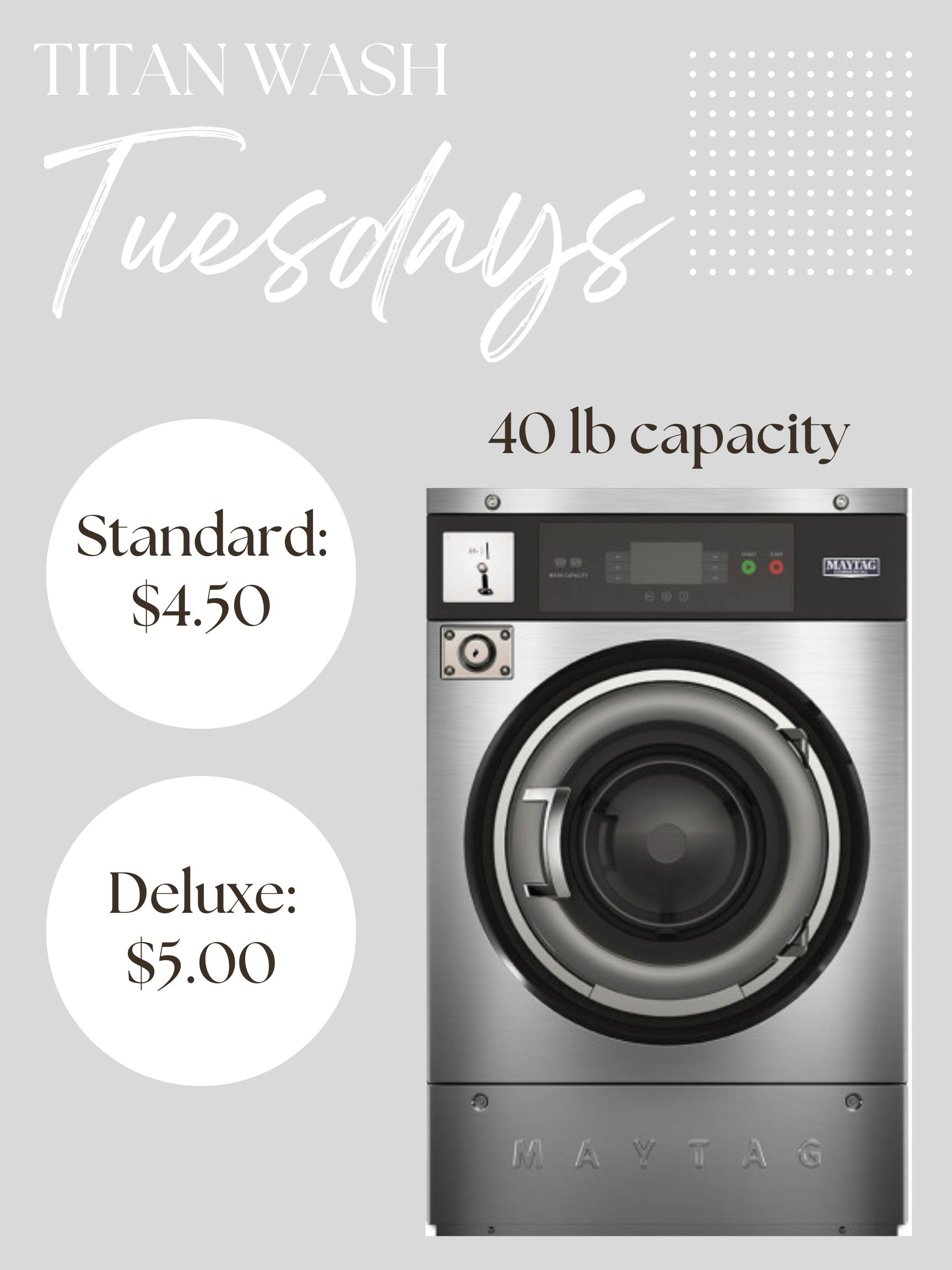 4.50 Laundry Special